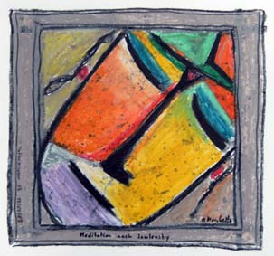 Plattenpicasso Meditation nach Jawlensky